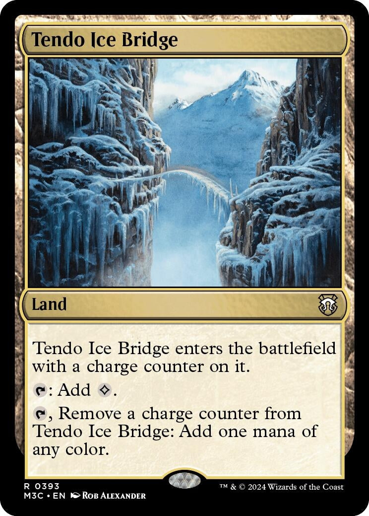 Image for Tendo Ice Bridge (Ripple Foil) (393) [Modern Horizons 3] - Magic: The Gathering