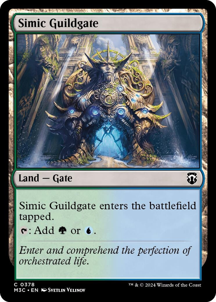 Image for Simic Guildgate (Ripple Foil) (378) [Modern Horizons 3] - Magic: The Gathering