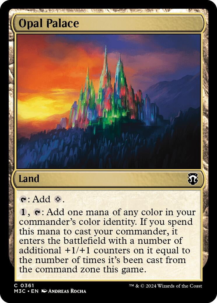 Image for Opal Palace (Ripple Foil) (361) [Modern Horizons 3] - Magic: The Gathering