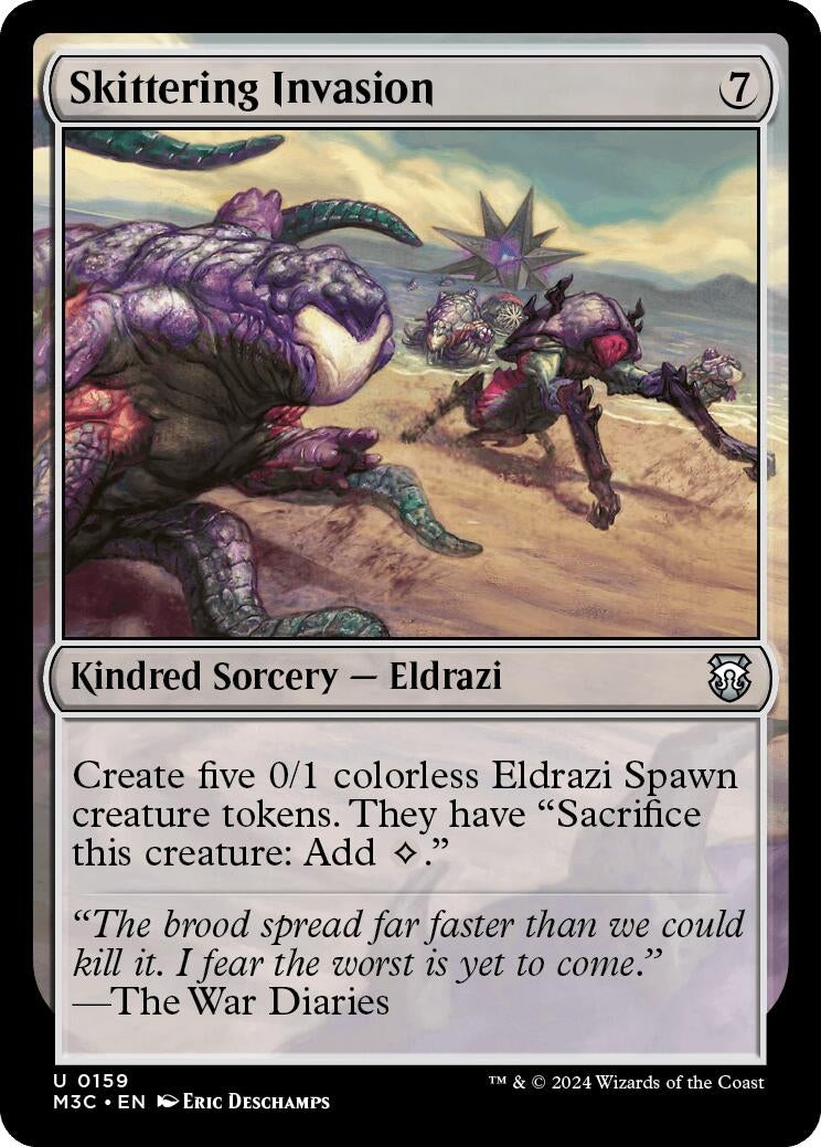 Image for Skittering Invasion (Ripple Foil) (159) [Modern Horizons 3] - Magic: The Gathering