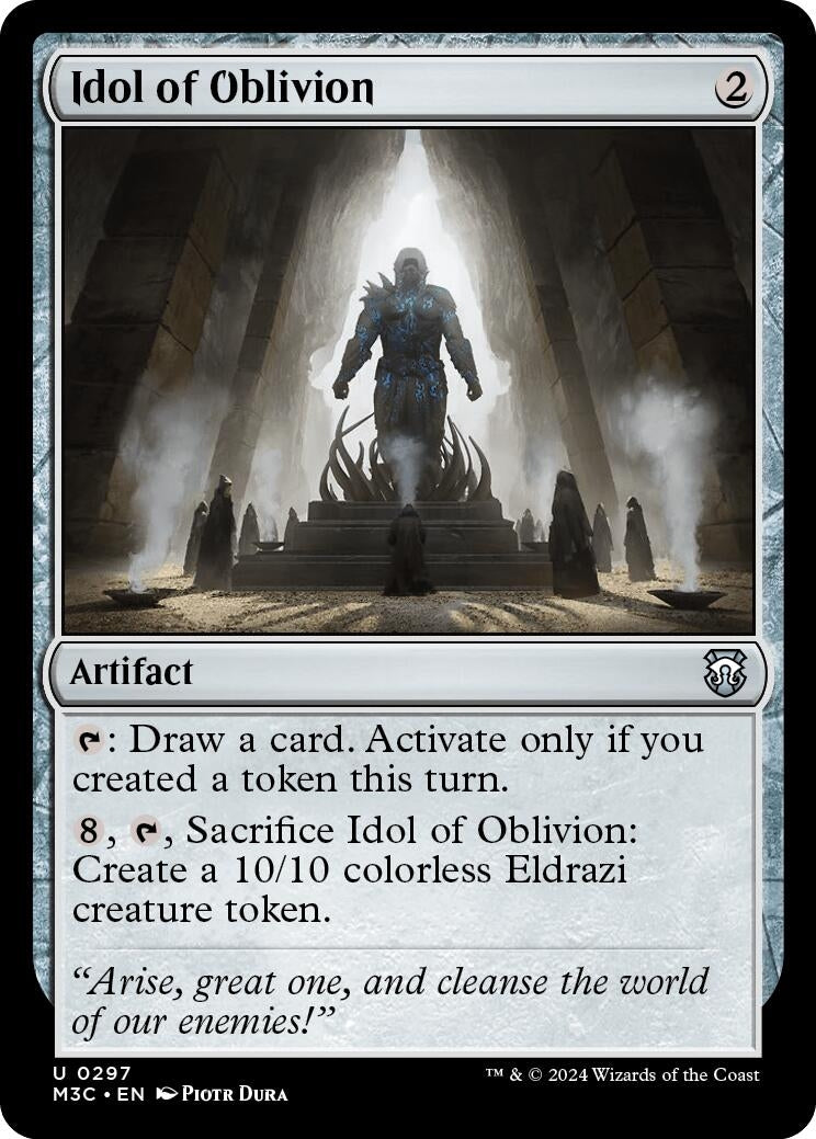 Image for Idol of Oblivion (Ripple Foil) (297) [Modern Horizons 3] - Magic: The Gathering