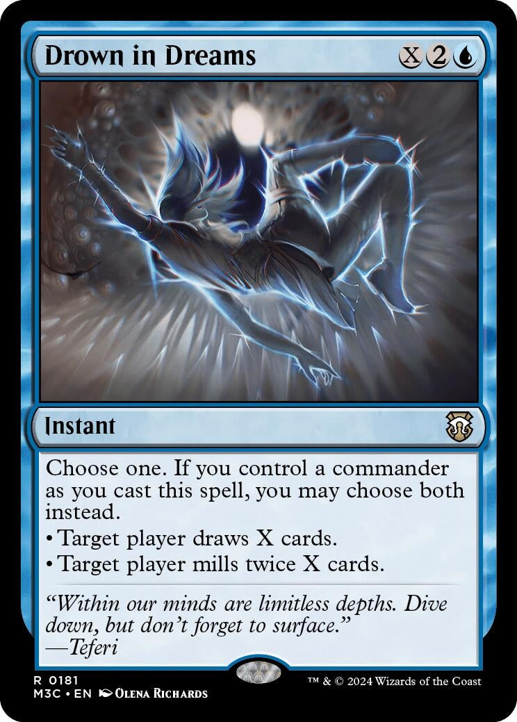 Image for Drown in Dreams (Ripple Foil) (181) [Modern Horizons 3] - Magic: The Gathering