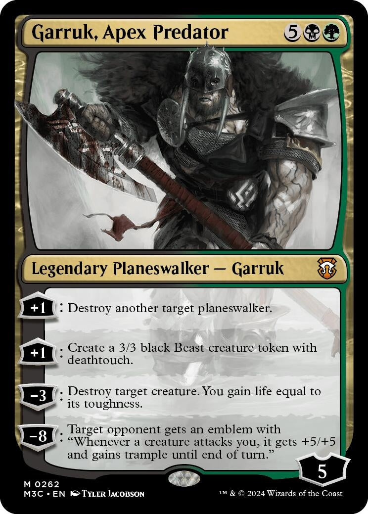 Image for Garruk, Apex Predator (262) [Modern Horizons 3] - Magic: The Gathering