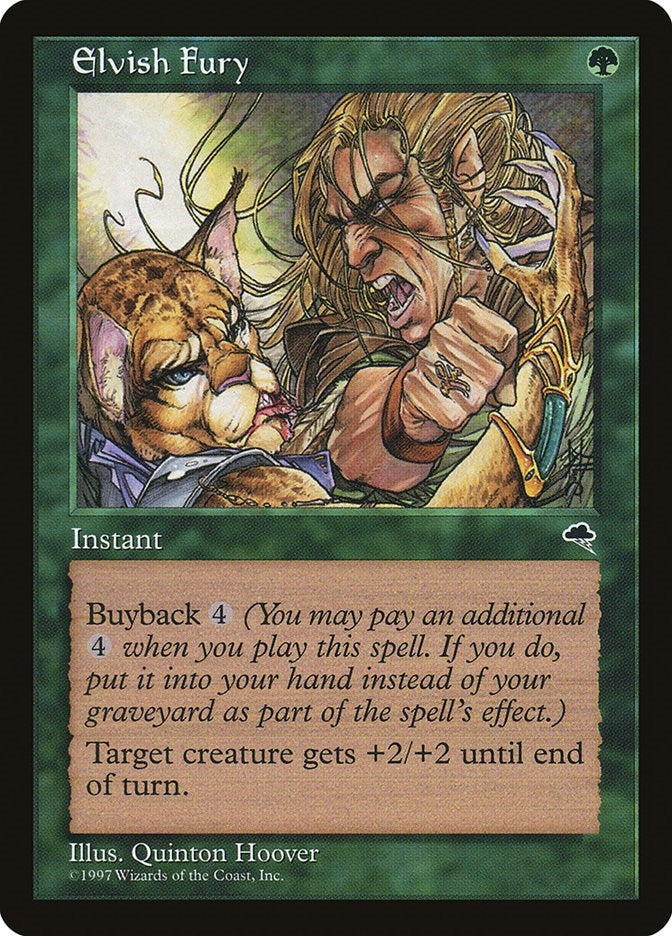Image for Elvish Fury (226) [Tempest] - Magic: The Gathering