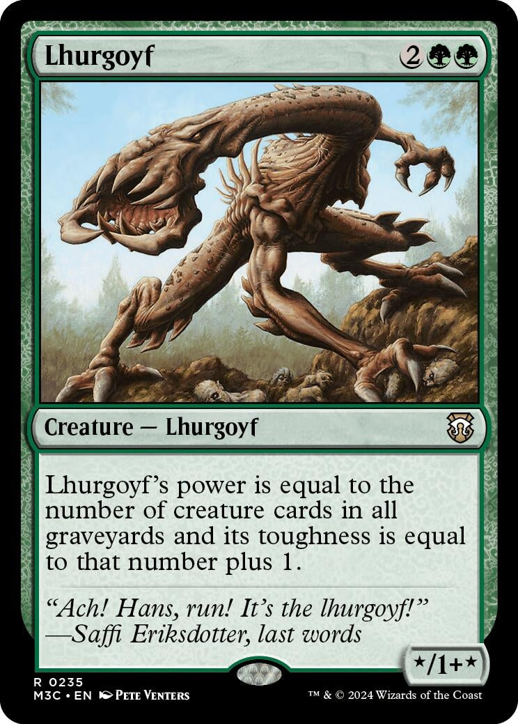 Image for Lhurgoyf (235) [Modern Horizons 3] - Magic: The Gathering