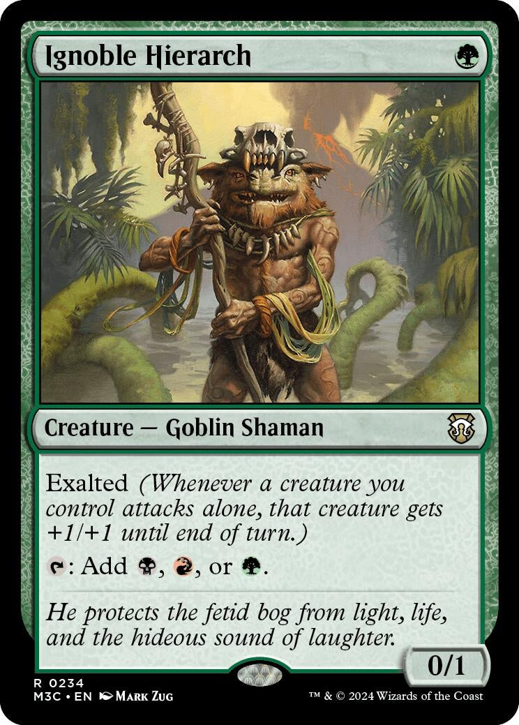 Image for Ignoble Hierarch (234) [Modern Horizons 3] - Magic: The Gathering