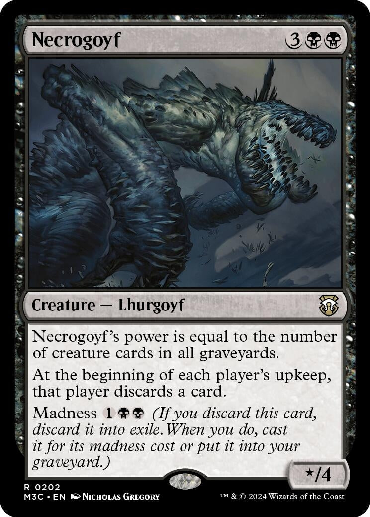 Image for Necrogoyf (202) [Modern Horizons 3] - Magic: The Gathering