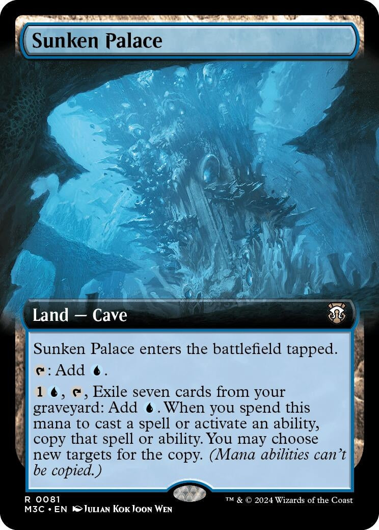 Image for Sunken Palace (Extended Art) (81) [Modern Horizons 3] - Magic: The Gathering