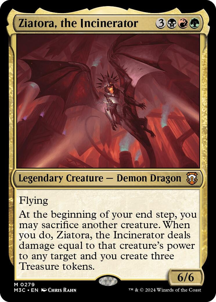 Image for Ziatora, the Incinerator (279) [Modern Horizons 3] - Magic: The Gathering