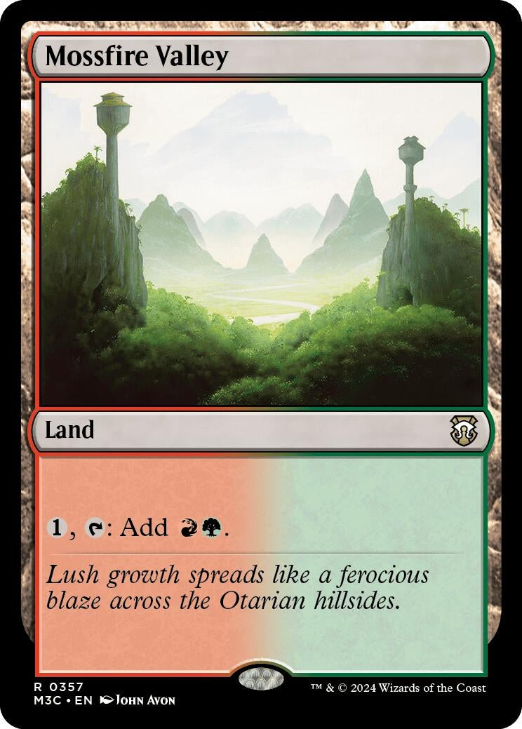 Image for Mossfire Valley (357) [Modern Horizons 3] - Magic: The Gathering
