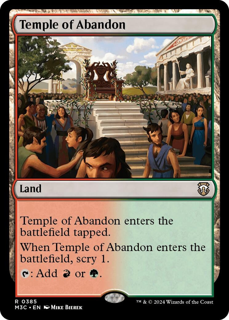 Image for Temple of Abandon (385) [Modern Horizons 3] - Magic: The Gathering