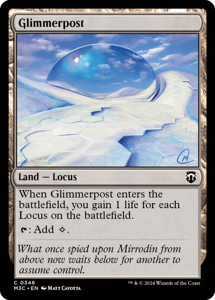 Image for Glimmerpost (Ripple Foil) (346) [Modern Horizons 3] - Magic: The Gathering