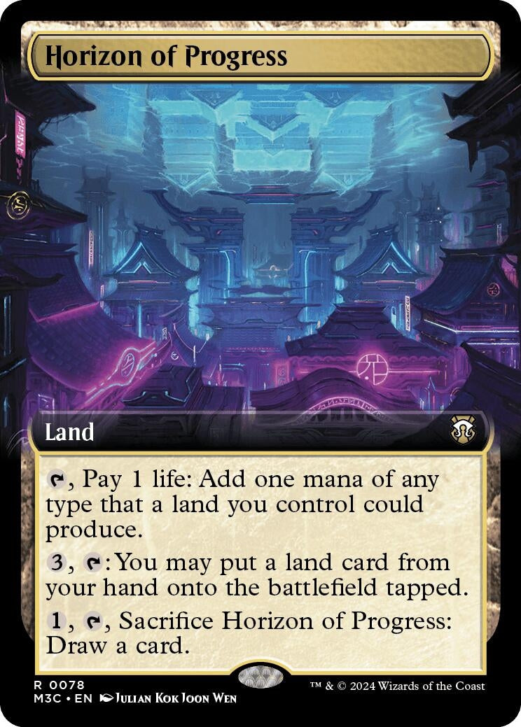 Image for Horizon of Progress (Extended Art) (Ripple Foil) (78) [Modern Horizons 3] - Magic: The Gathering