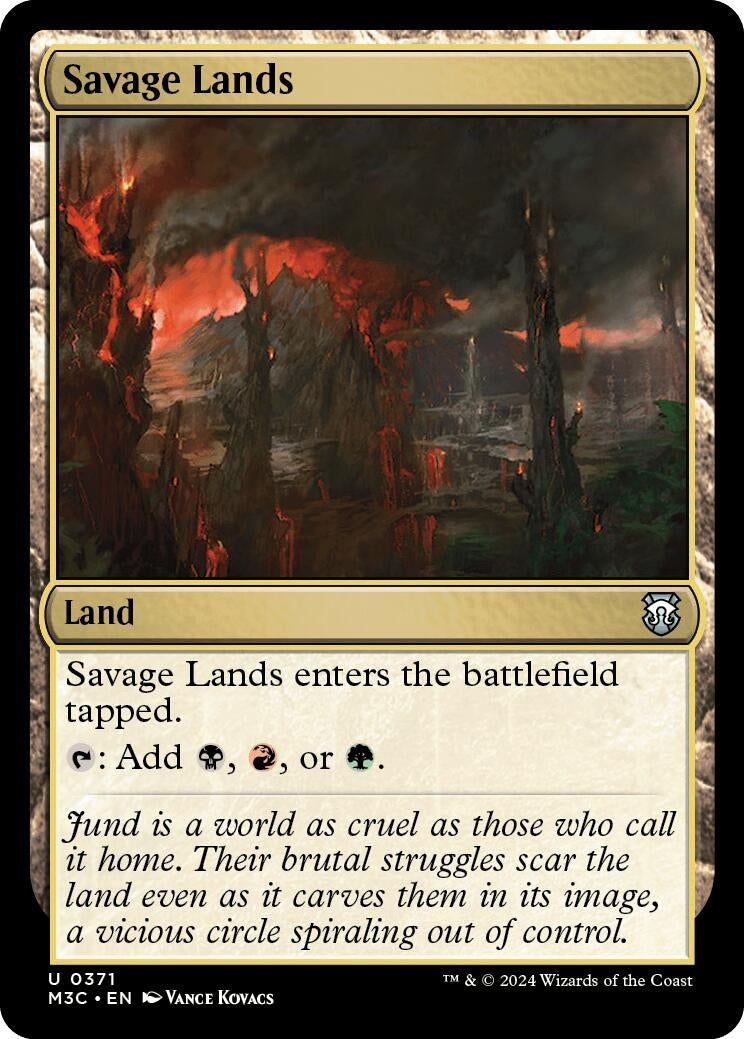Image for Savage Lands (371) [Modern Horizons 3] - Magic: The Gathering