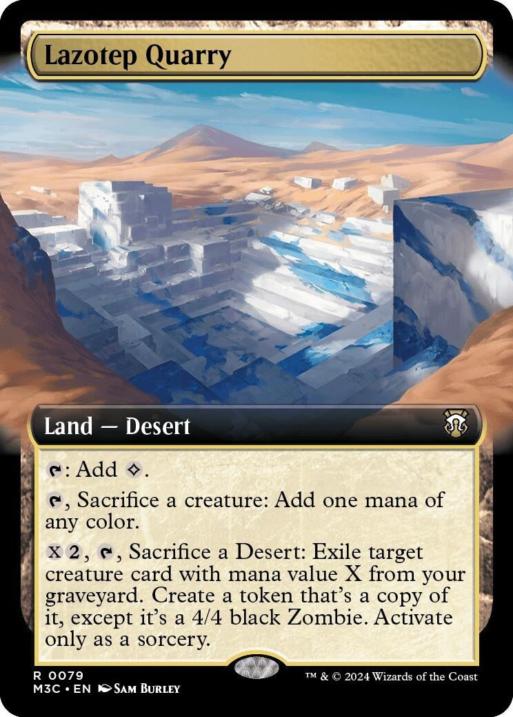 Image for Lazotep Quarry (Extended Art) (Ripple Foil) (79) [Modern Horizons 3] - Magic: The Gathering