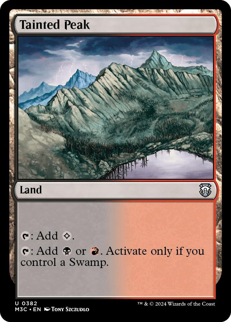 Image for Tainted Peak (382) [Modern Horizons 3] - Magic: The Gathering