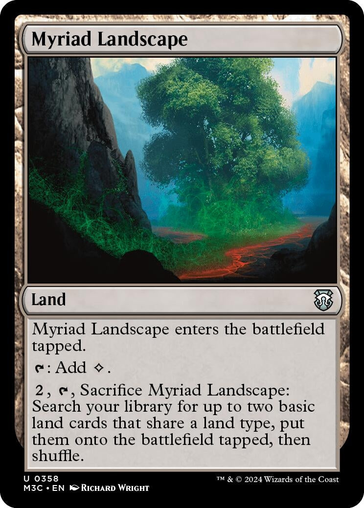 Image for Myriad Landscape (358) [Modern Horizons 3] - Magic: The Gathering