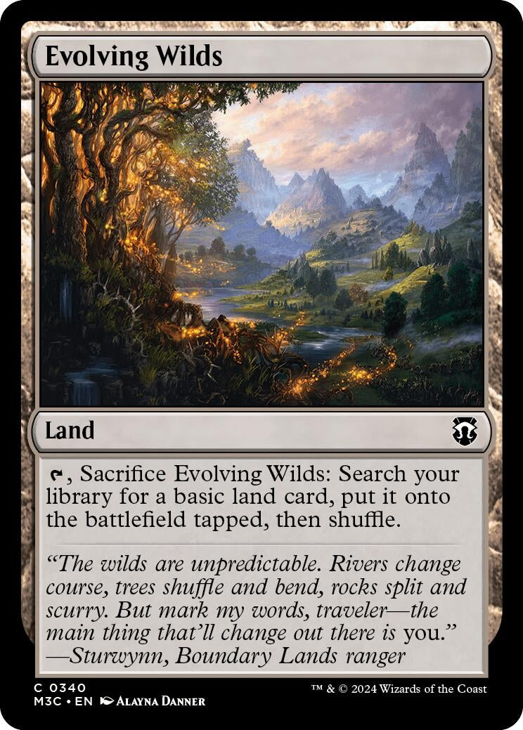 Image for Evolving Wilds (340) [Modern Horizons 3] - Magic: The Gathering