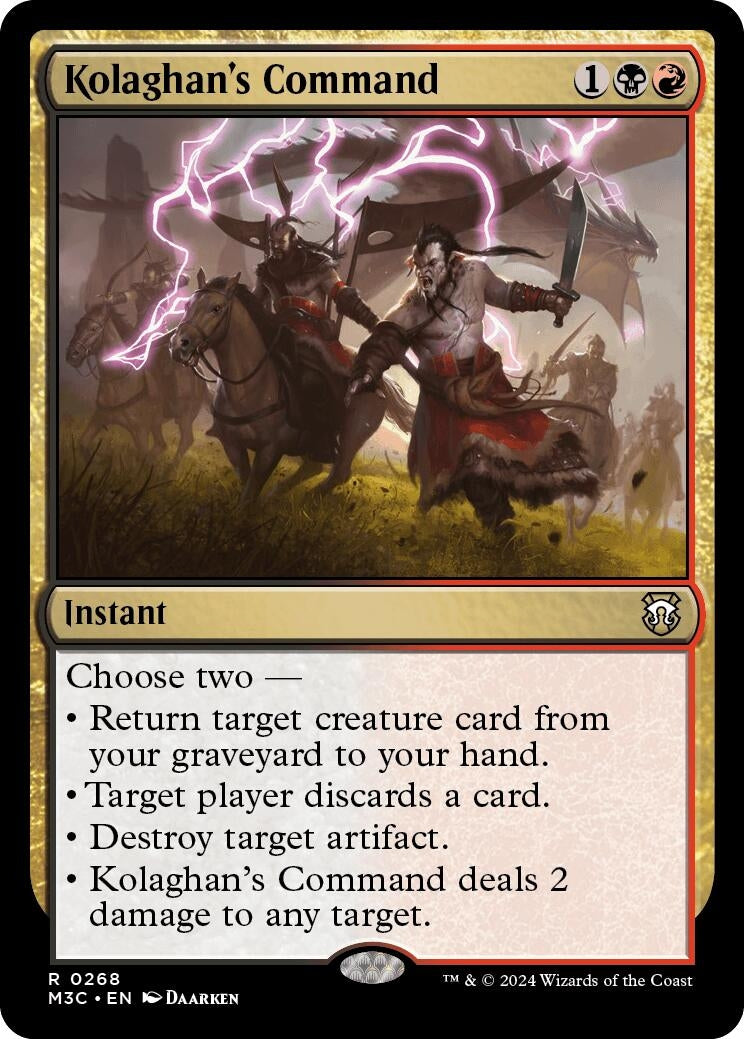 Image for Kolaghan's Command (268) [Modern Horizons 3] - Magic: The Gathering