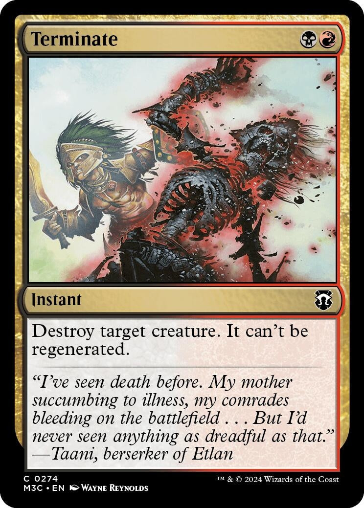 Image for Terminate (274) [Modern Horizons 3] - Magic: The Gathering