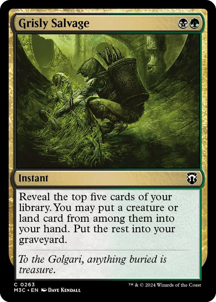 Image for Grisly Salvage (263) [Modern Horizons 3] - Magic: The Gathering