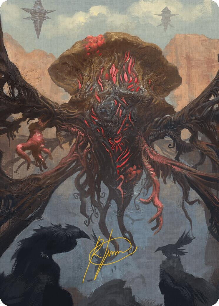 Image for Inversion Behemoth Art Card (Gold-Stamped Signature) (27) [Modern Horizons 3] - Magic: The Gathering