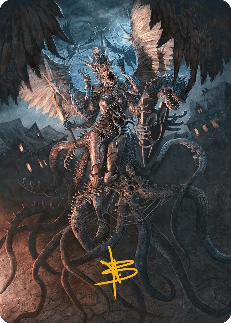 Image for Angelic Aberration Art Card (Gold-Stamped Signature) (28) [Modern Horizons 3] - Magic: The Gathering