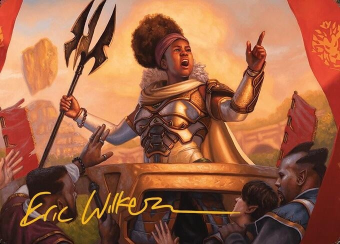 Image for Recruiter of the Guard Art Card (Gold-Stamped Signature) (21) [Modern Horizons 3] - Magic: The Gathering