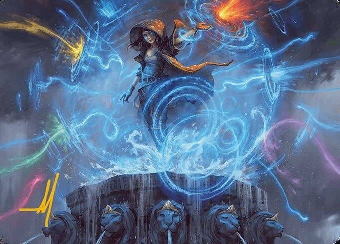 Image for Flusterstorm Art Card (Gold-Stamped Signature) (54) [Modern Horizons 3] - Magic: The Gathering