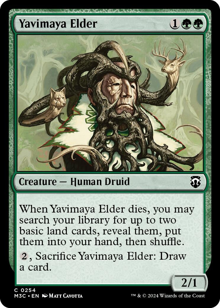 Image for Yavimaya Elder (254) [Modern Horizons 3] - Magic: The Gathering