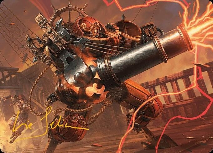 Image for Blaster Hulk Art Card (Gold-Stamped Signature) (31) [Modern Horizons 3] - Magic: The Gathering
