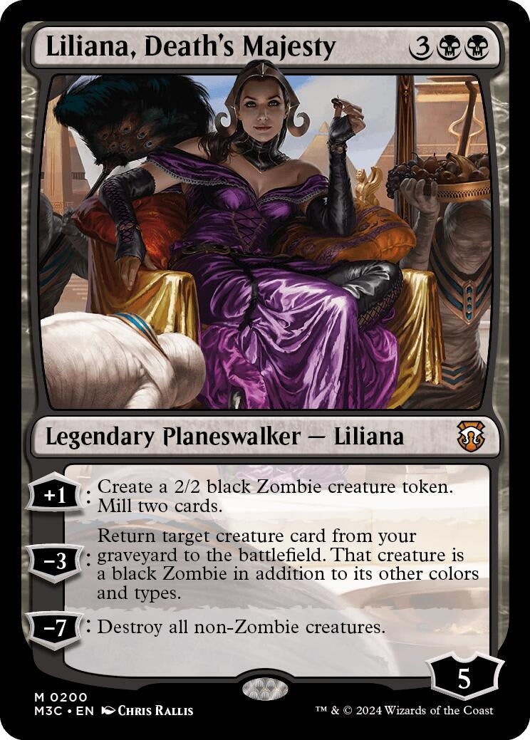 Image for Liliana, Death's Majesty (Ripple Foil) (200) [Modern Horizons 3] - Magic: The Gathering