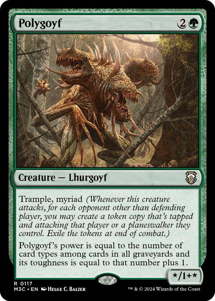 Image for Polygoyf (117) [Modern Horizons 3] - Magic: The Gathering
