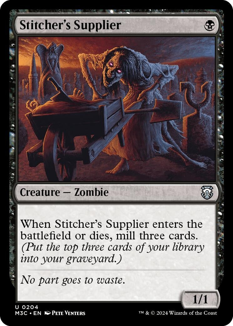 Image for Stitcher's Supplier (Ripple Foil) (204) [Modern Horizons 3] - Magic: The Gathering