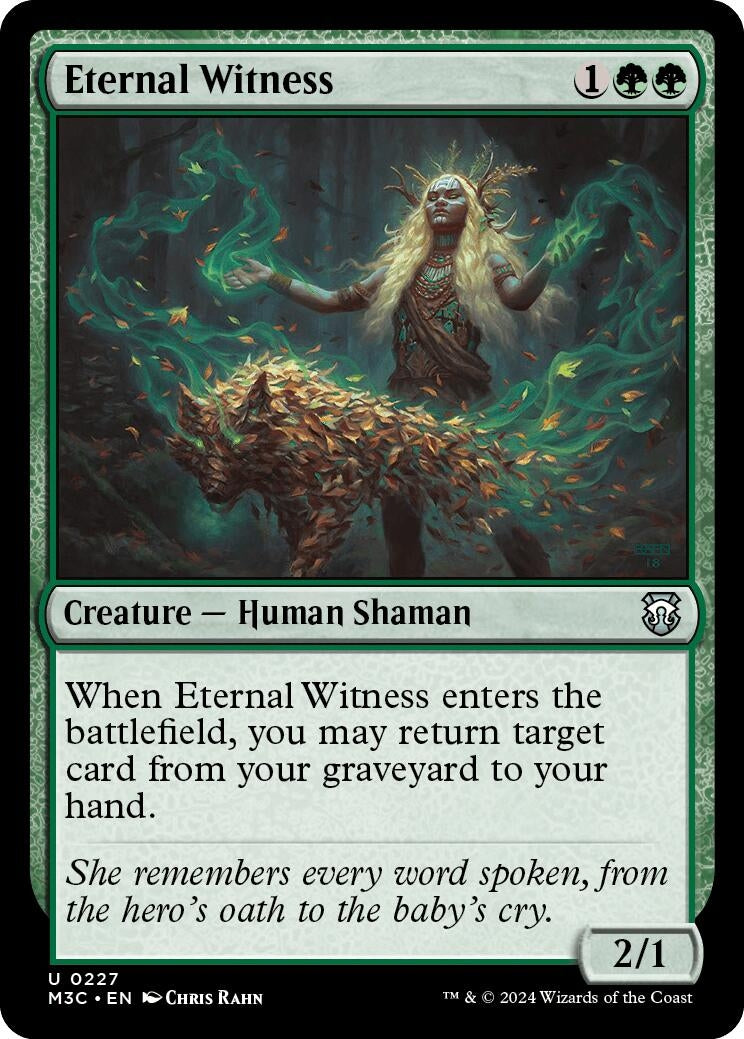 Image for Eternal Witness (Ripple Foil) (227) [Modern Horizons 3] - Magic: The Gathering