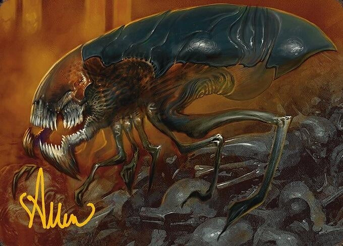 Image for Cranial Ram Art Card (Gold-Stamped Signature) (13) [Modern Horizons 3] - Magic: The Gathering