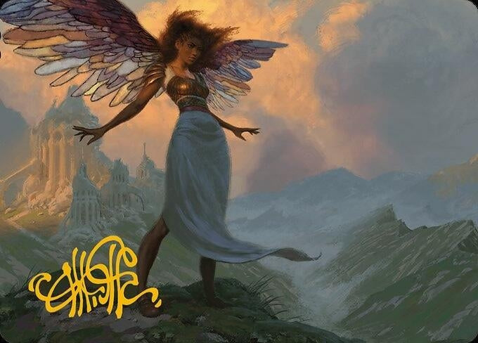 Image for Glasswing Grace Art Card (Gold-Stamped Signature) (19) [Modern Horizons 3] - Magic: The Gathering