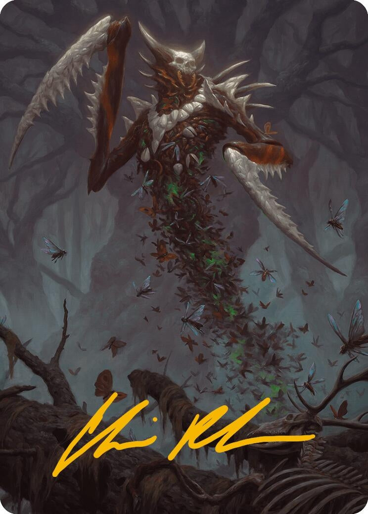 Image for Grist, the Plague Swarm Art Card (Gold-Stamped Signature) (18) [Modern Horizons 3] - Magic: The Gathering