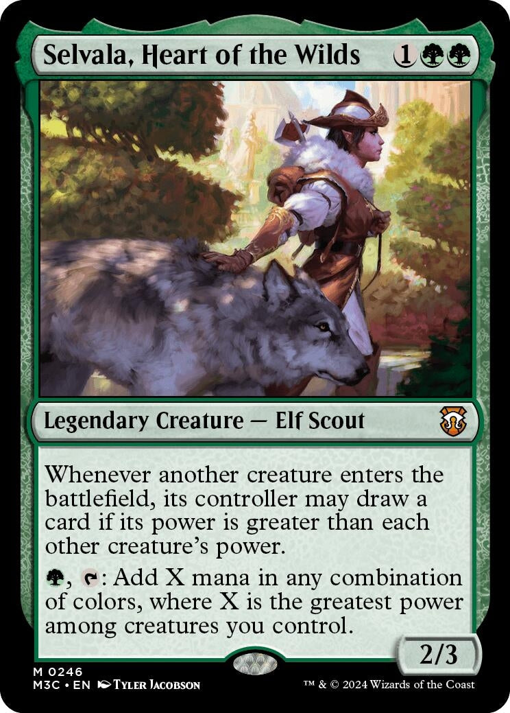 Image for Selvala, Heart of the Wilds (Ripple Foil) (246) [Modern Horizons 3] - Magic: The Gathering