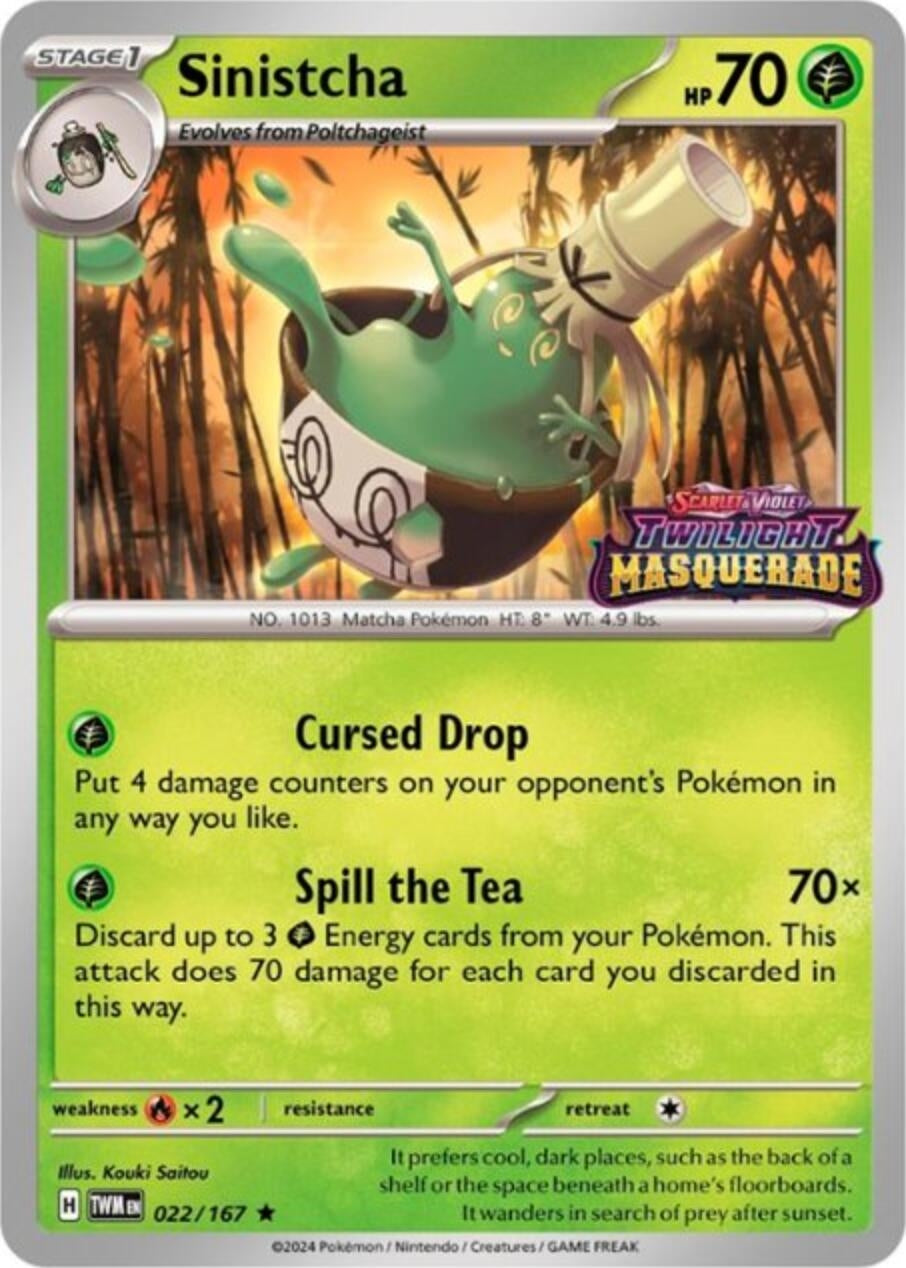 Image for Sinistcha - 022/167 (Prerelease) (022/167) [SV: Scarlet & Violet Promo Cards] - Pokemon