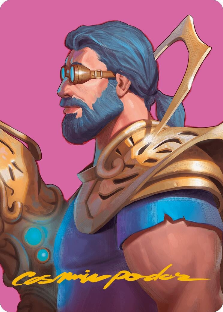 Image for Satya, Aetherflux Genius Art Card (Gold-Stamped Signature) (26) [Modern Horizons 3] - Magic: The Gathering