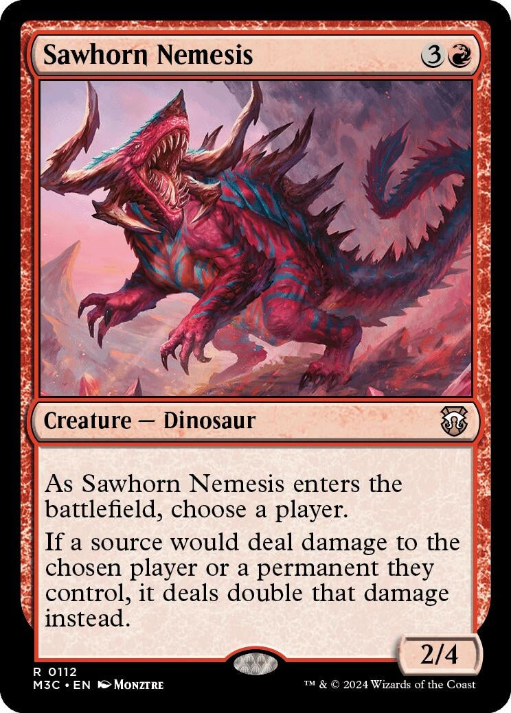 Image for Sawhorn Nemesis (112) [Modern Horizons 3] - Magic: The Gathering
