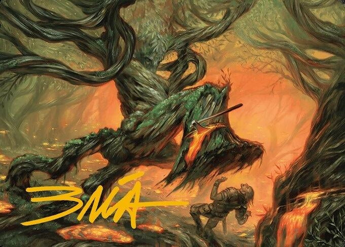 Image for Stump Stomp Art Card (Gold-Stamped Signature) (20) [Modern Horizons 3] - Magic: The Gathering