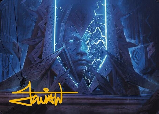 Image for Stone Idol Generator Art Card (Gold-Stamped Signature) (35) [Modern Horizons 3] - Magic: The Gathering