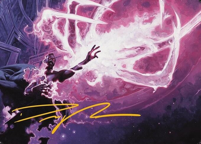 Image for Flare of Malice Art Card (Gold-Stamped Signature) (3) [Modern Horizons 3] - Magic: The Gathering