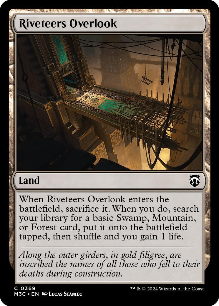 Image for Riveteers Overlook (Ripple Foil) (369) [Modern Horizons 3] - Magic: The Gathering