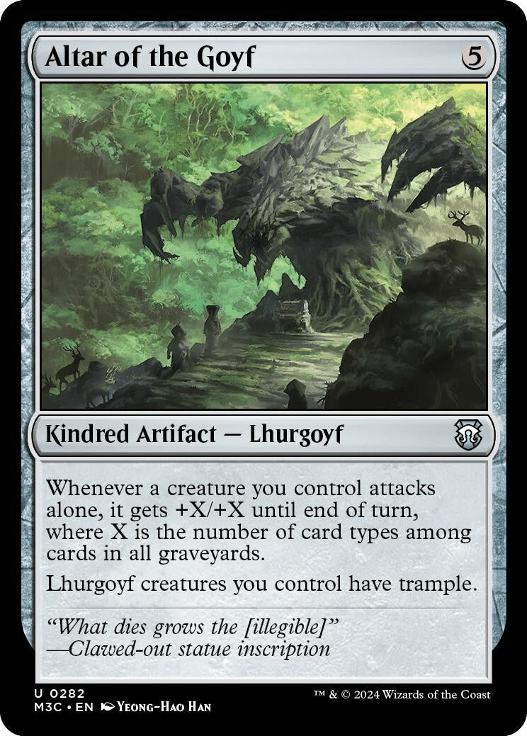 Image for Altar of the Goyf (Ripple Foil) (282) [Modern Horizons 3] - Magic: The Gathering