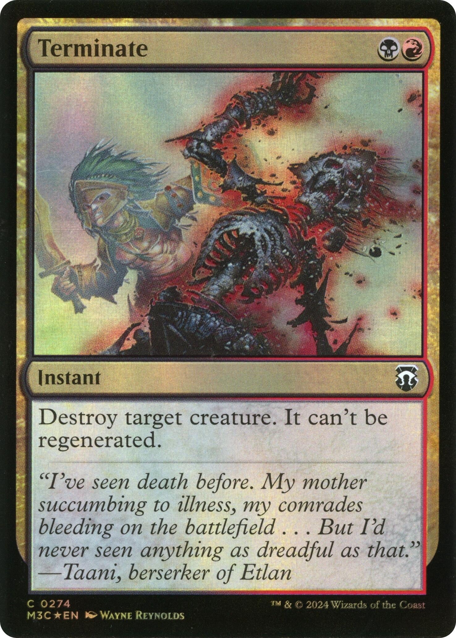 Image for Terminate (Ripple Foil) (274) [Modern Horizons 3] - Magic: The Gathering