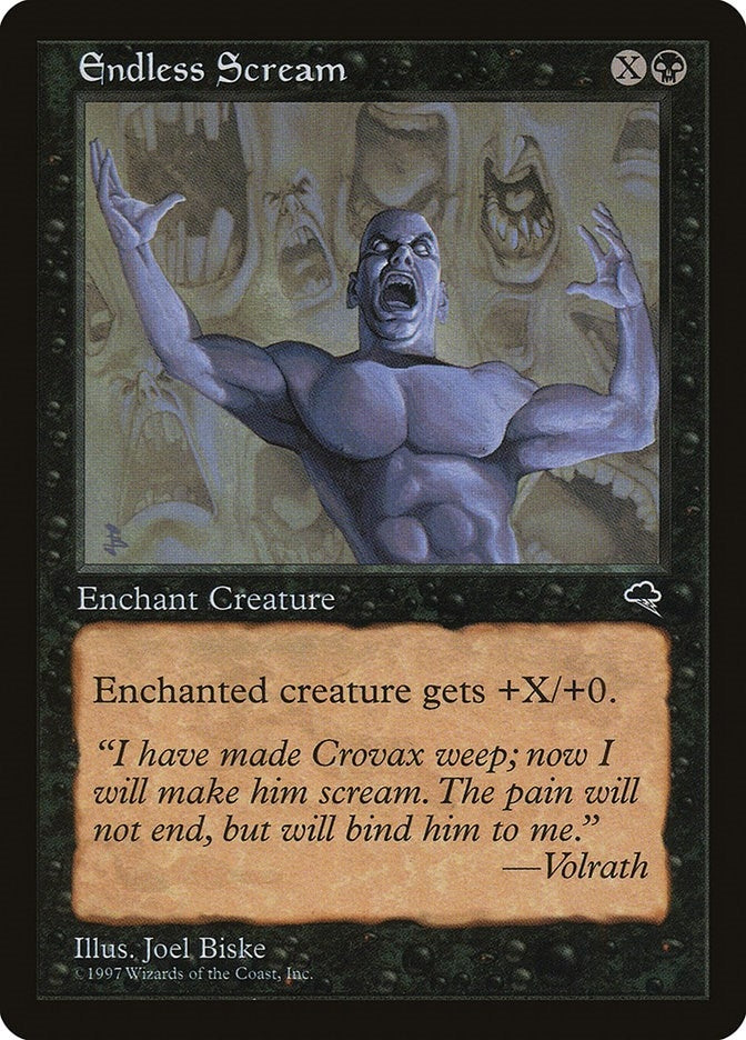 Image for Endless Scream (132) [Tempest] - Magic: The Gathering