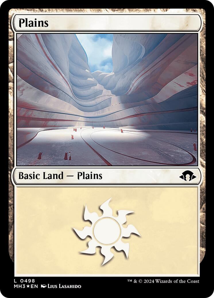 Image for Plains (0498) (Ripple Foil) (498) [Modern Horizons 3] - Magic: The Gathering